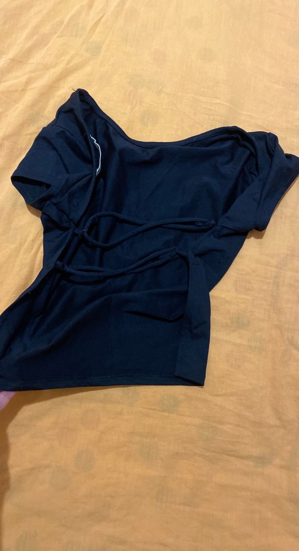 Zara sırtı açık top - Görsel 3