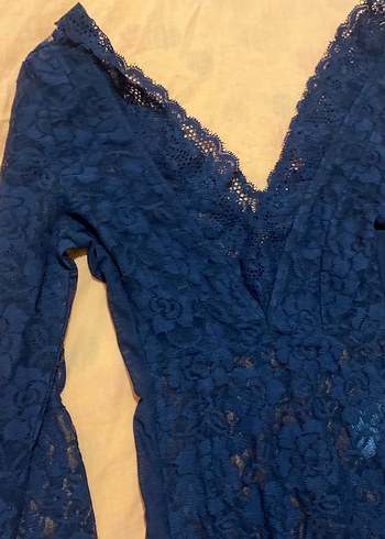 Zara dantel bluz - Görsel 3