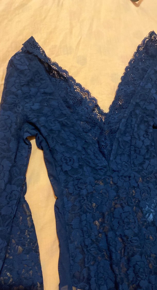 Zara dantel bluz - Görsel 3