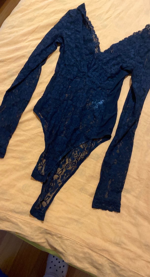 Zara dantel bluz - Görsel 2