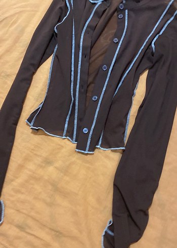 Zara tül gömlek - Görsel 2