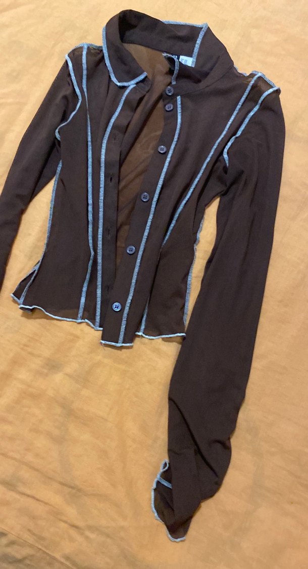 Zara tül gömlek - Görsel 3