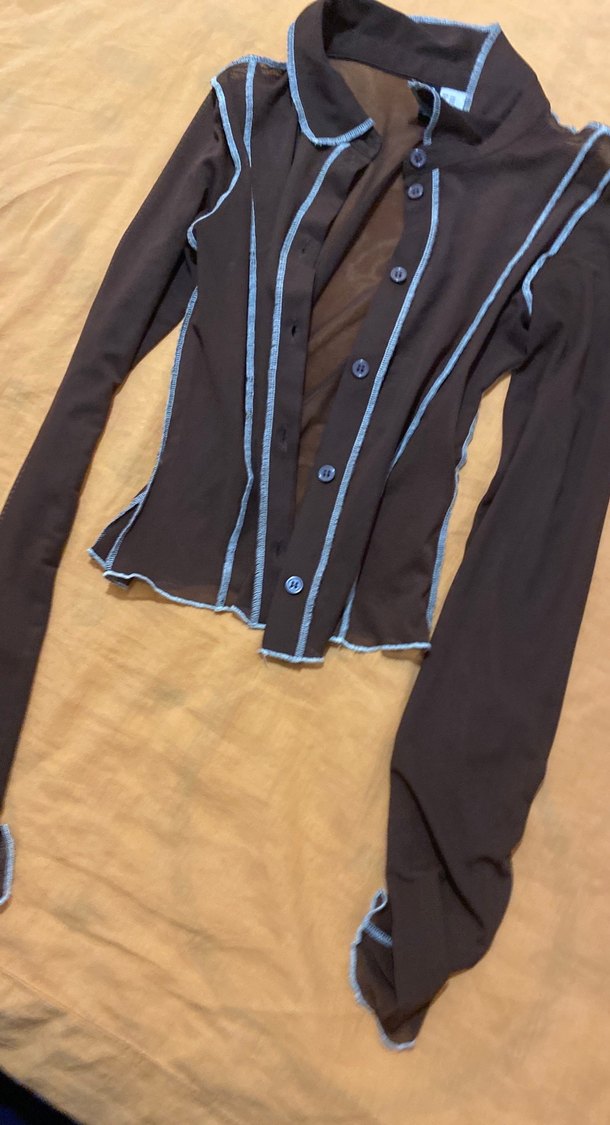 Zara tül gömlek - Görsel 2