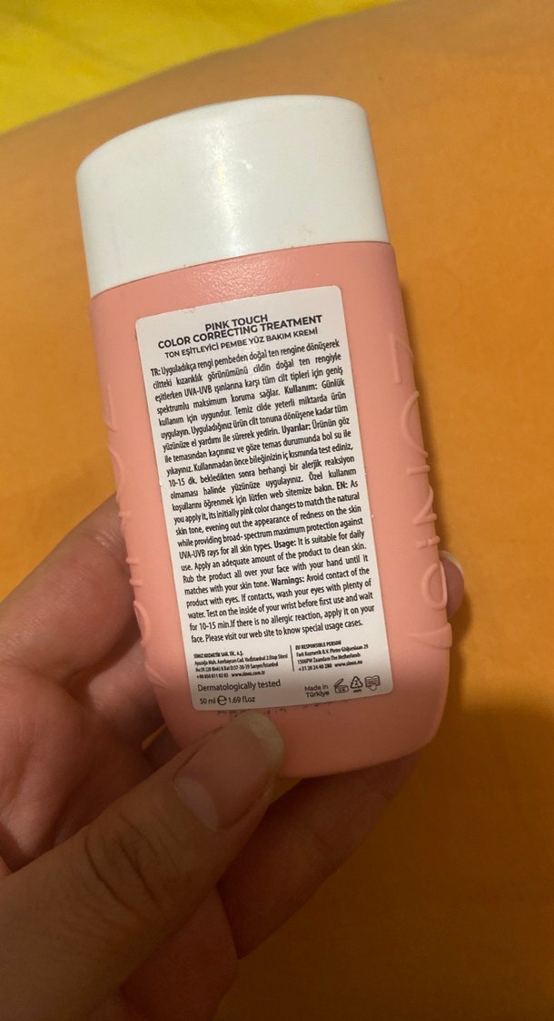 Sinoz Pink Touch Renk Düzeltici Güneş Koruyucu SPF 50 - Görsel 2