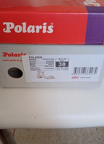 Polaris Polaris Bej Kadın Topuklu Sandalet