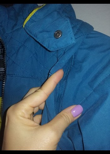 Erkek Çocuk Lcw Mavi Fermuarlı Mont - Görsel 5