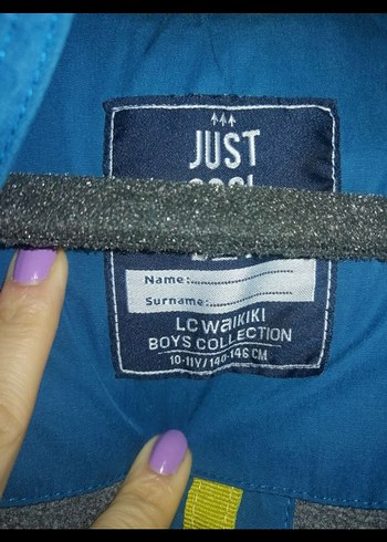 Erkek Çocuk Lcw Mavi Fermuarlı Mont - Görsel 2