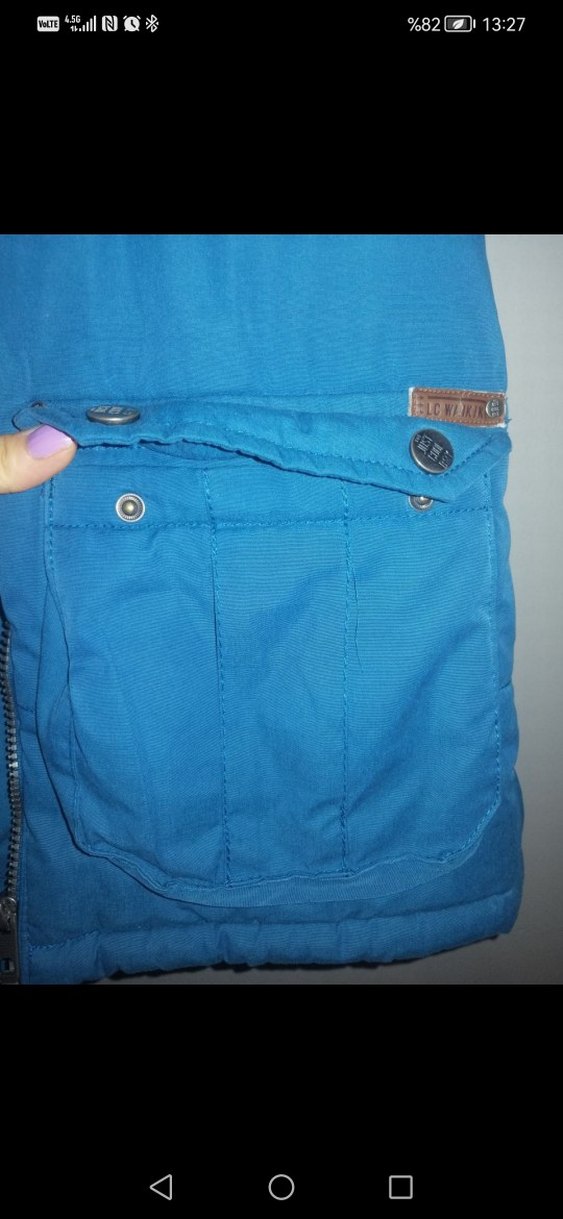 Erkek Çocuk Lcw Mavi Fermuarlı Mont - Görsel 3