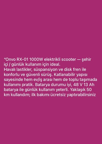 Koyu Yeşil Scooter - Görsel 8