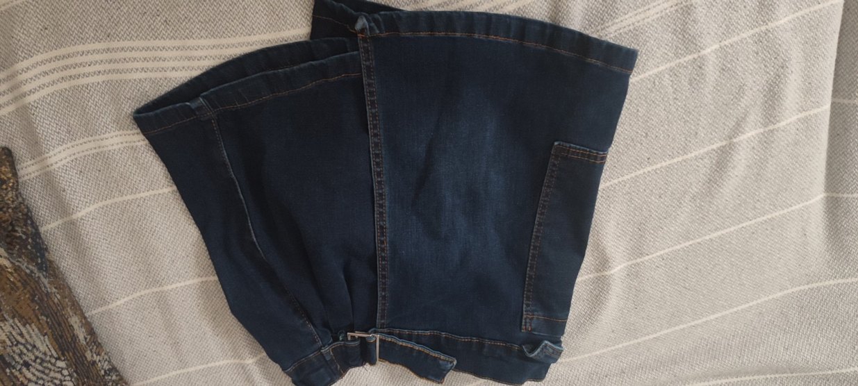 Koyu Mavi kız çocuk şort - Görsel 2