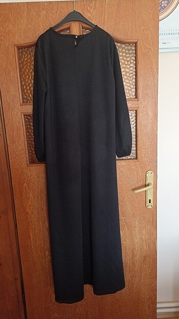 Siyah ferace elbise - Görsel 5