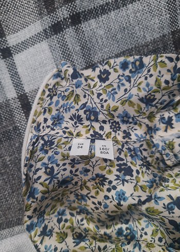 Bohem Gri Desenli Uzun Kollu Gömlek - Görsel 3