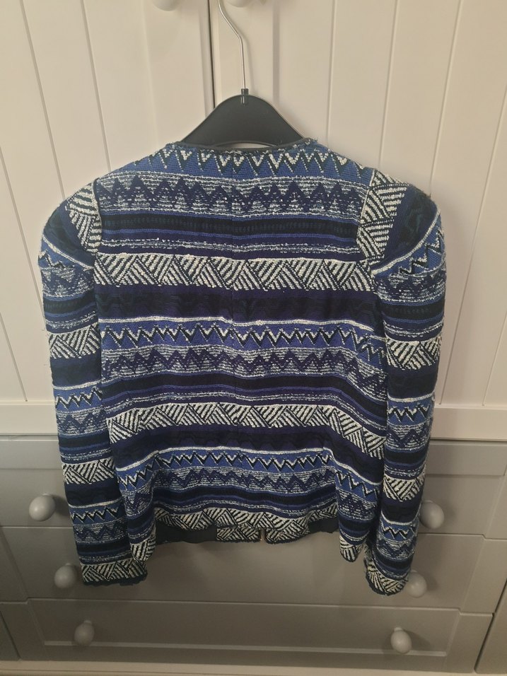 Desenli Triko Kadın Ceket - Görsel 2