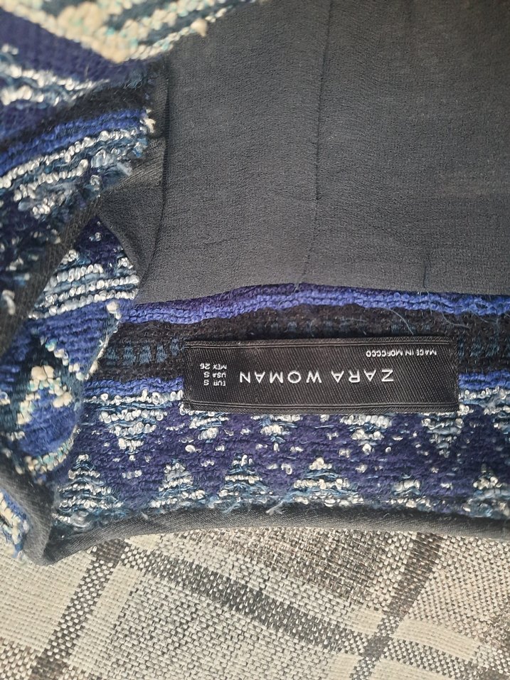 Desenli Triko Kadın Ceket - Görsel 3