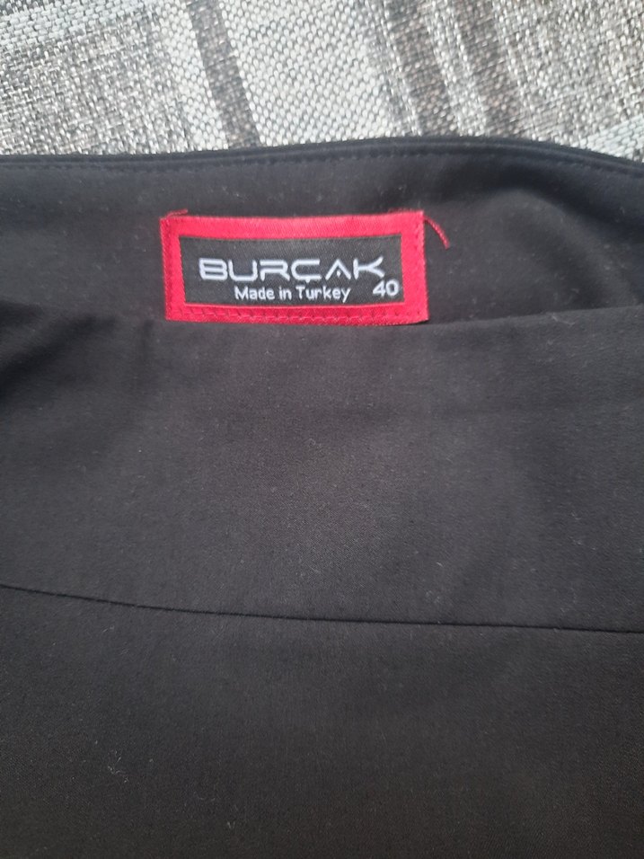 Siyah Midi Kalem Etek, Kemerli, Ofis Stili - Görsel 3