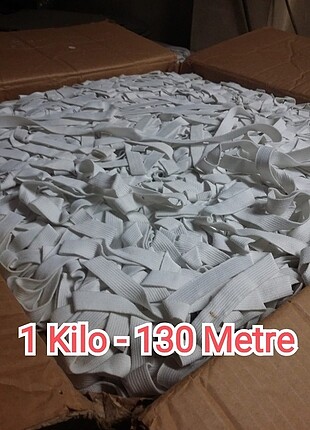 1.5 cm eninde beyaz lastik - 1 kilo