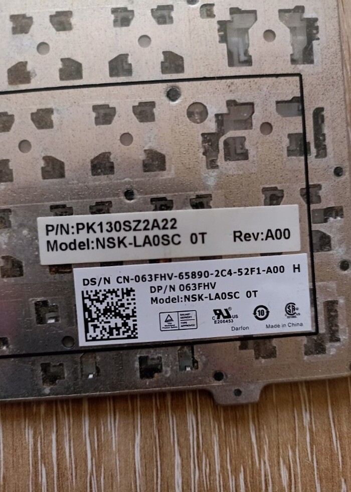 Dell notebook klavye  - Görsel 5