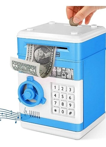 Şifreli Kasa Kumbara - Atm Şifreli Pilli Kumbara