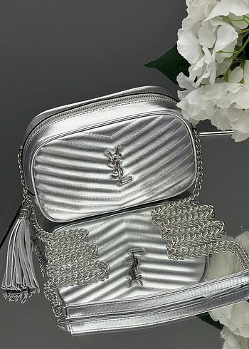 Saint Laurent Kadın Gümüş Abiye El Çantası