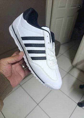Beyaz Erkek Spor Ayakkabı
