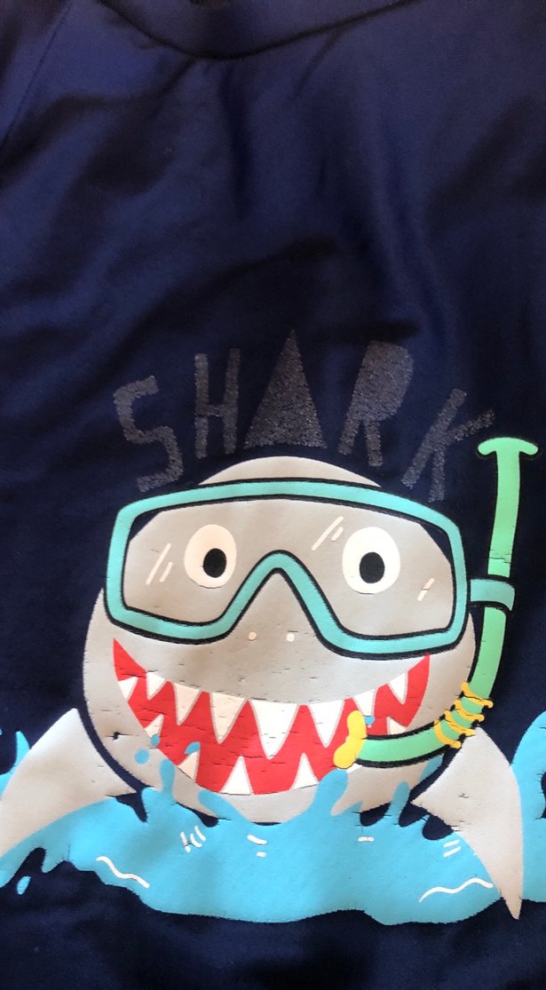 Erkek Çocuk Mavi Kısa Kollu Mayo - Görsel 3