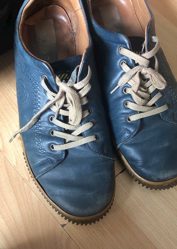 Vintage Mavi Erkek Ayakkabısı