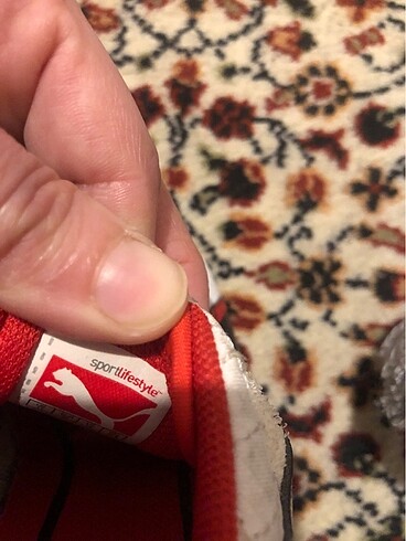 29 Beden beyaz Renk Puma çocuk