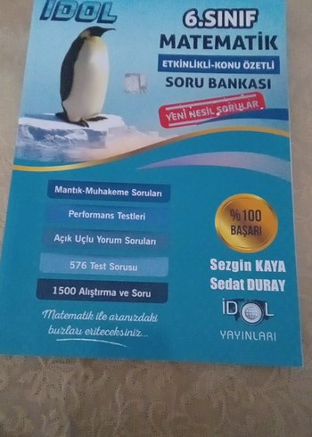 6. Sınıf Matematik Soru Bankası - Idol Yayınları - Görsel 2