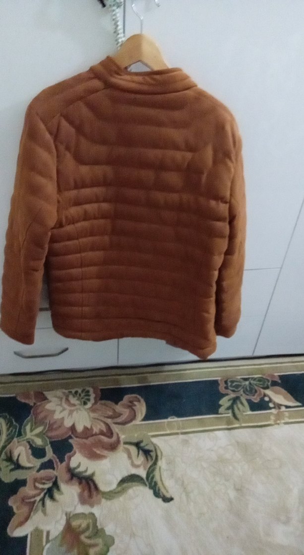 Kahverengi Fermuarlı Erkek mont - Görsel 2