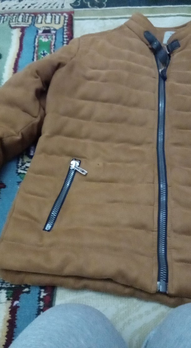 Kahverengi Fermuarlı Erkek mont - Görsel 4