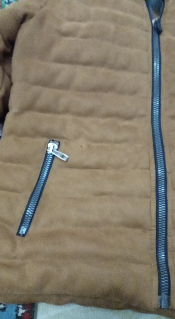 Kahverengi Fermuarlı Erkek mont - Görsel 3