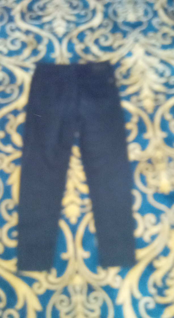 Kadın Lacivert Batik Desenli Normal Boy Kot - Görsel 2