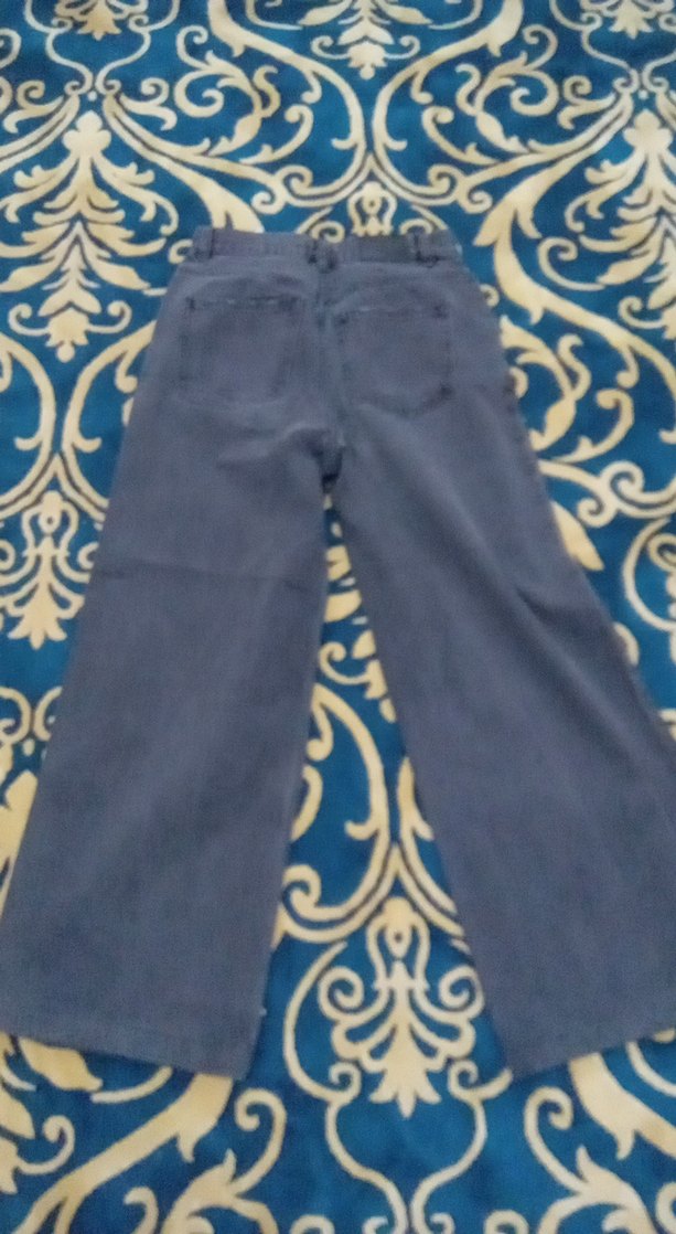 Kadın Geniş Kesim Midi Kot Pantolon - Görsel 3