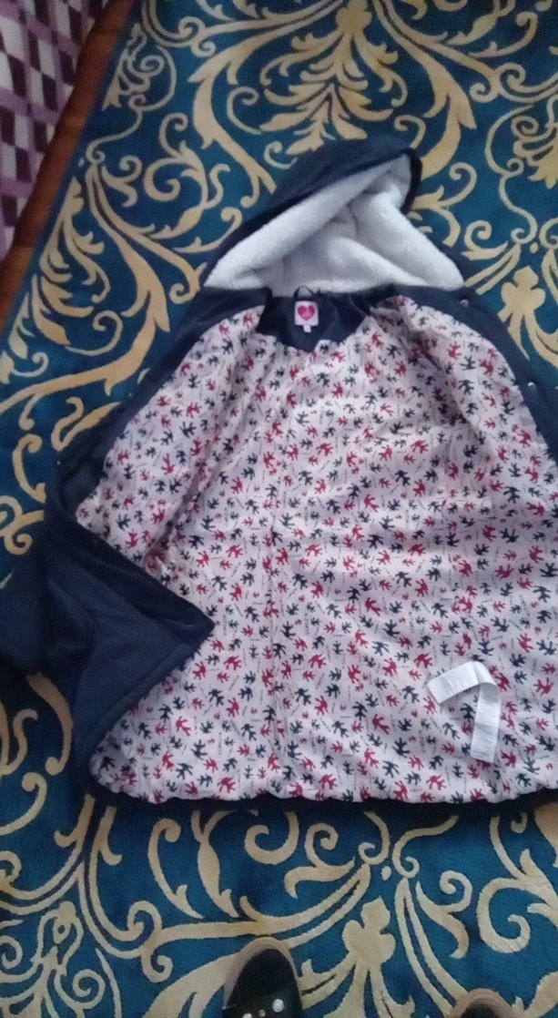 Düğmeli Uzun Lacivert Ceket - Görsel 2