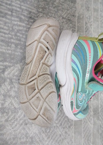 Kız Çocuk Turkuaz Bağcıklı orijinal Sneaker - Görsel 6