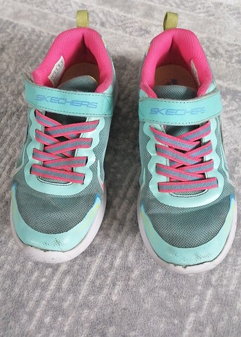 Kız Çocuk Turkuaz Bağcıklı orijinal Sneaker - Görsel 3