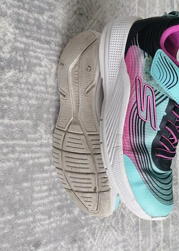 Kız Çocuk Renkli Bağcıklı orijinal Sneaker - Görsel 6