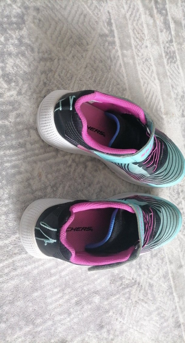 Kız Çocuk Renkli Bağcıklı orijinal Sneaker - Görsel 3