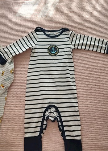 Uzun Kollu Pamuklu Bebek Tulum - Görsel 3