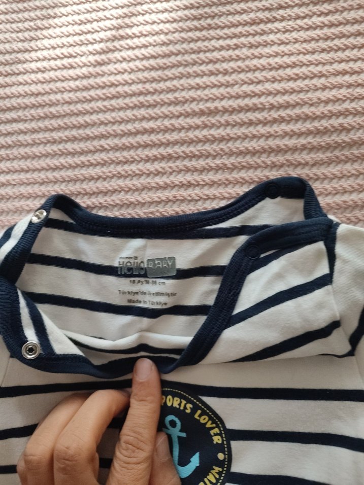 Uzun Kollu Pamuklu Bebek Tulum - Görsel 2