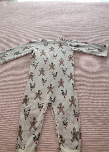 Uzun Kollu Erkek Bebek Örgü Tulum - Görsel 2