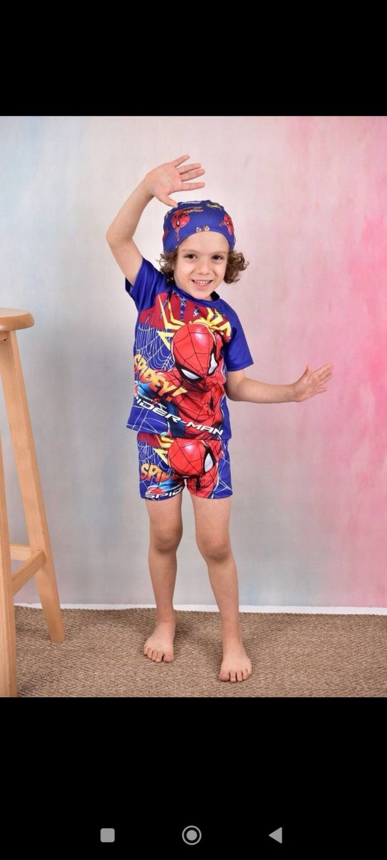Erkek Çocuk Spider-Man Baskılı Mayo Seti - Görsel 2