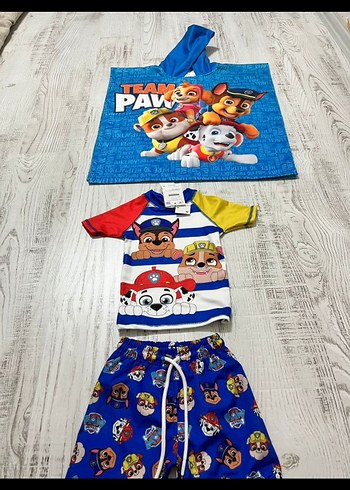 Renkli Baskılı Erkek Çocuk Mayo Takımı - Görsel 2