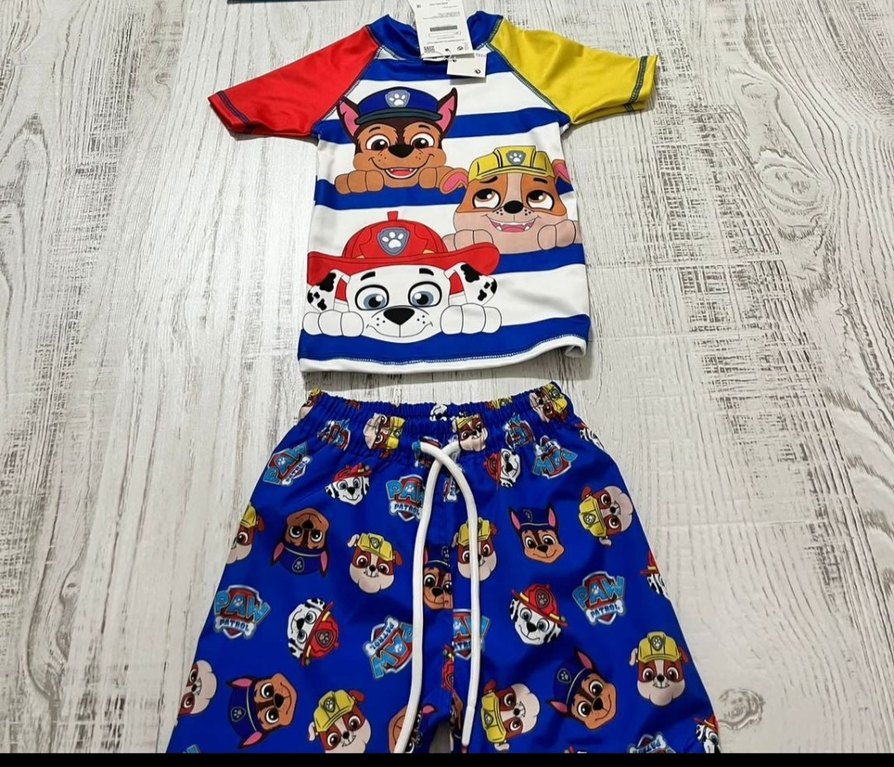 Renkli Baskılı Erkek Çocuk Mayo Takımı - Görsel 2