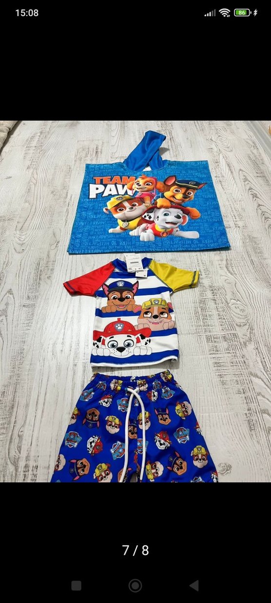 Renkli Baskılı Erkek Çocuk Mayo Takımı - Görsel 3