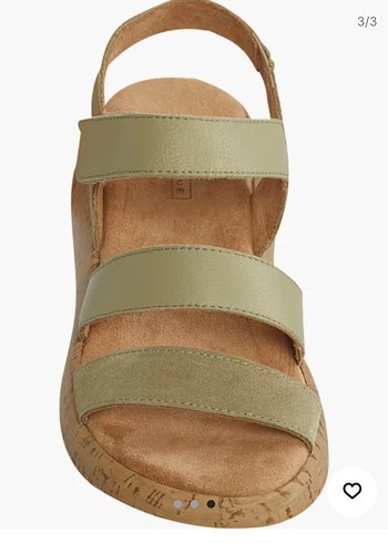 Su Yeşili Kadın Sandalet - Görsel 2