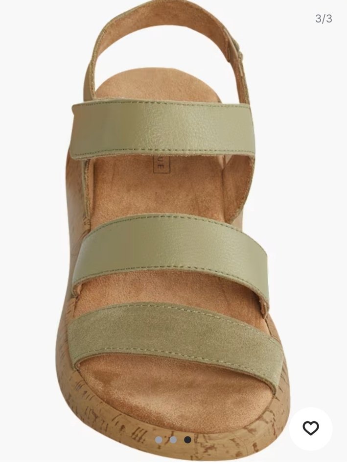 Su Yeşili Kadın Sandalet - Görsel 2