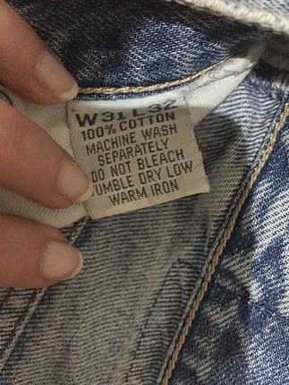 38 Beden Vintage yırtık kot