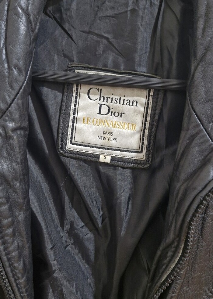 Christian Dior Vintage deri ceket - Görsel 4