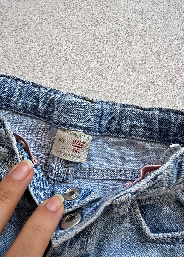 Kız çocuk jean - Görsel 3